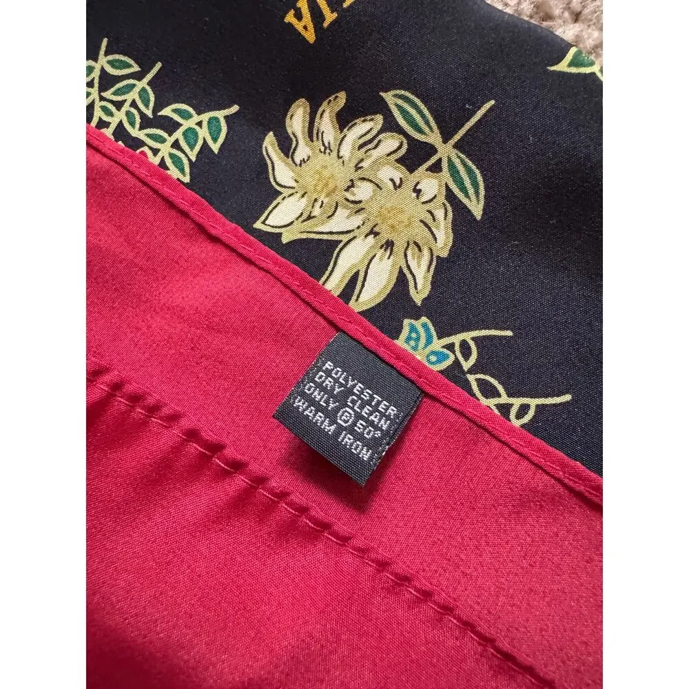 Australia Floral Headscarf Square Retro Old Money Quiet Luxury Vintage Classic